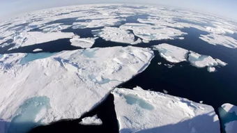 北极圈冰川融化